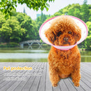 Dog Wound Recovery Cover Pet Anti-Bite Lick Medical Cone Collar (Pink M) Newly