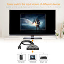 HW-4K301X Mini 3 Port HDMI Splitter 4K HUB Adapter Switcher Cable for HDTV Xbox