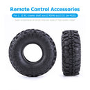 AUSTAR 4pcs Rubber Wheel Tires for 1/10 RC Crawler Axial SCX10 90046 SCX10