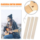 Guitar Bone Blank Bridge Saddle for Folk Classical Acoustic Guitar (1pc) Newly