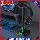 Eb01-b Rgb Gaming Headphone Bracket Lighting Headphone Hanger Universal Plastic