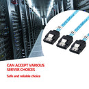 90 Degrees SATA 3.0 Mini SAS Cable 6Gbps 4 SATA to 4 SATA 7 Pin SSD Data Cable