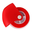 Kitchen DIY Pizza Pastry Lattice Cutter Pie Decor Wheel Roller (A Red)