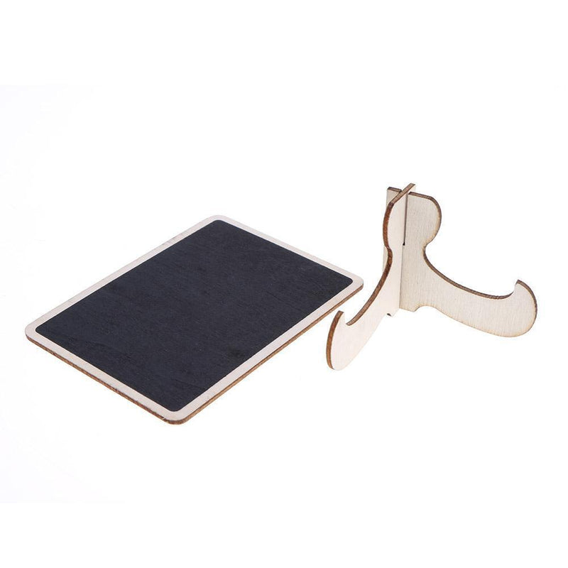 Mini Wooden Chalkboard Stand Message Boards Blackboard for Wedding Party Newly