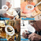 LED 8x Magnifying Glass Table Lamp Cold Clamp Light for Repairing Tattooing