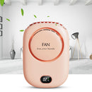 Mini Portable Bladeless Neck Fan Rechargeable Silent Cooling Fans (Pink)