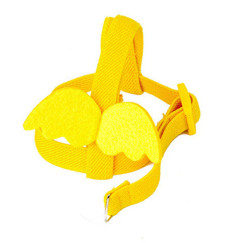 Ultra Light Parrot Flying Sling Leash Training Bird Traction Strap (Yellow)