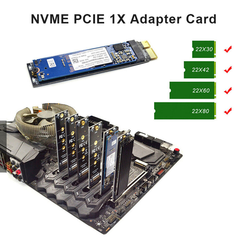 M.2 NVME SSD Convert Adapter Card M2 M Key Solid State Drive Sdd for Laptop PC