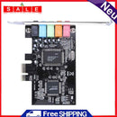 1PCS PCI-Express PCI-E 5.1 CMI8738 Chipset Audio Digital 5.1 Channel Sound Card Un