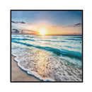 Full Cross Stitch 11CT Beach Counted Embroidery DIY Needlework Home Decorat