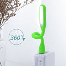 LED USB Lamp Mini Portable Laptop Book Reading Desk Night Lighting (Green)