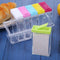 6pcs/Set Kitchen Spice Storage Bottle Jars Clear Salt Pepper Seasoning Box Newly