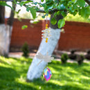 Crystal Wind Chimes Chandelier Rainbow Dragonfly Beads Hanging Decor (3) Newly