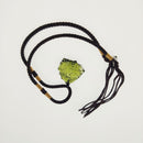 Stone Pendant Stone Moldavite Crystal Stone Crushed Green Crystal Stone