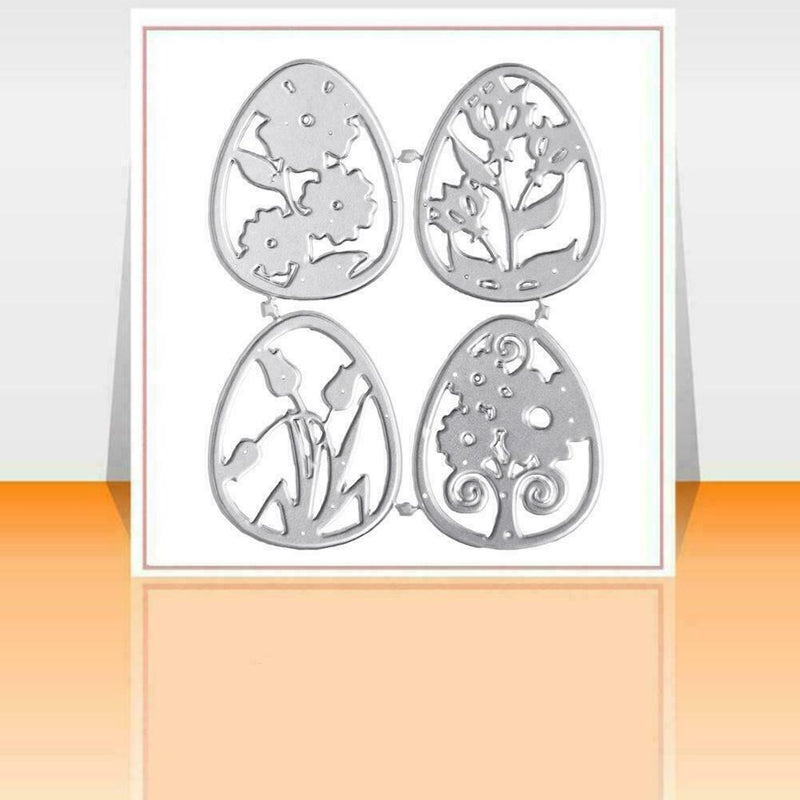 Easter Egg Metal Cutting Dies Stencil Scrapbookings Album Stamps DIY Papers B5B8