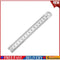 Stainless Steel Metal Straight Ruler Double Sided Measuring Tool (150mm) #F