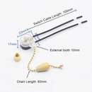 3A/220V-250V Cord Switch Replacement Parts Pull Rope Switch Pull Chain Switch