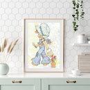 5D DIY Little Girl Partial Special Shape Drill Diamond Painting (YX369) Newly