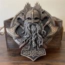 Bar Ornaments Viking Double A xe Berserker Wall Decoration Spartan Warrior