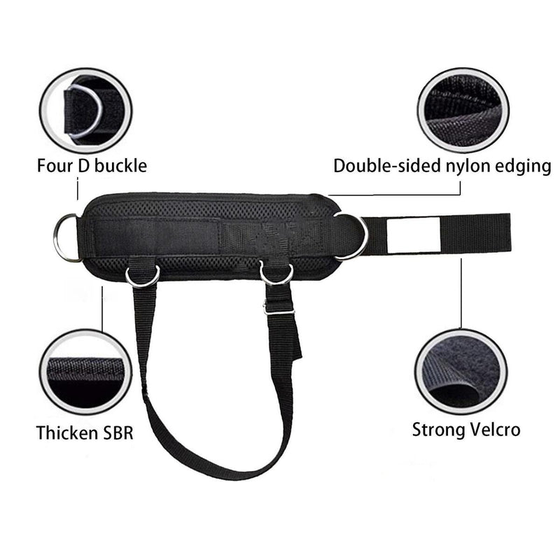 Fitness Ankle Straps For Cable Machine Exercise Leg & Glute D Ring.