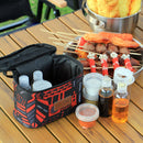 Portable Condiment Bottles with Cover - Clear Bottles for Easily Identity