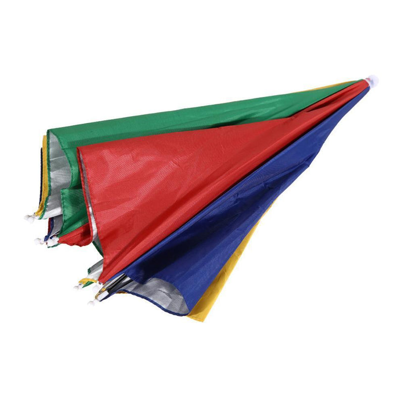 5pc Fishing Caps Head Umbrella Hat Anti-Rain Fishing Anti-Sun Cap Hat(Camo)