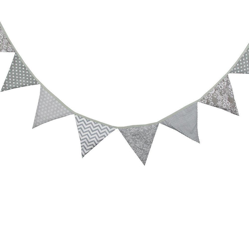 12-sides 3.2m Pennant Bunting Banners Triangular Flags Baby Birthday Decor
