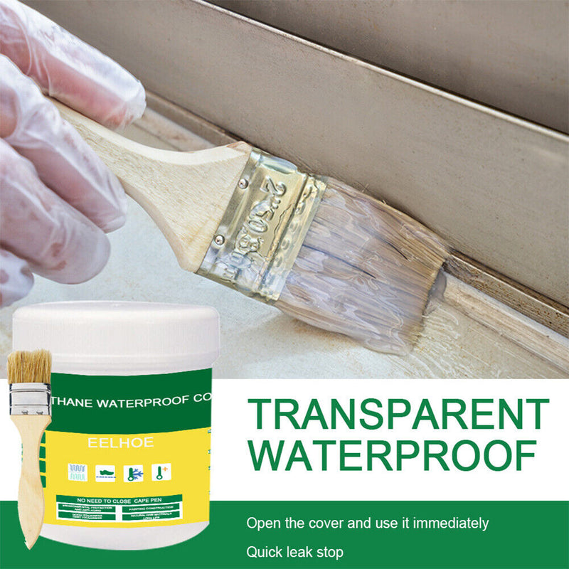 Transparent Waterproof Tile Trapping Repair Glue with Brush Mighty Sealant
