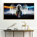 Winged Angel 5D DIY Full Round Drill Diamond Rhinestone Picture (K134) Newly