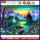 5D DIY Full Drill Square Diamond Painting Novelty Forest Cross Stitch Kits