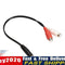 3.5mm Male to 2 RCA Female Jack Stereo Audio Cable Converter Adapter DC3 Newly