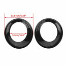 For BMW X3 E83 LCI 2007-2010 Pair Front Fog Light Lamp Bezels Cover Trim Grill