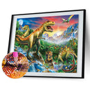 Dinosaur 5D Round Diamond Painting Embroidery DIY Needlework Cross Stitch/B