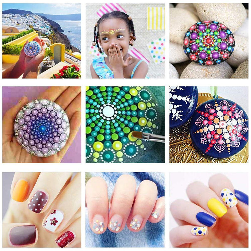 DIY Clay Pottery Painting Rock Mandala Dotting Tool Ceramic Tool Art Pen