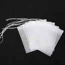 100pcs Empty Scent Drawstring Tea Bag Seal Filter Herb Spice Pouch (8x10cm)