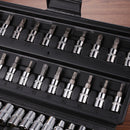 46pcs Socket Wrench Set Ratchet Spanner Multi-functional Car Repair Tool