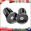 VG Sports 2pcs Bike Handlebar Stopper Bicycle Grip Bar Plug Cap (Black) Newly