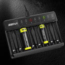 Battery Charger Fast Charging Dock For AA/AAA NiMH Rechargeable Batteries