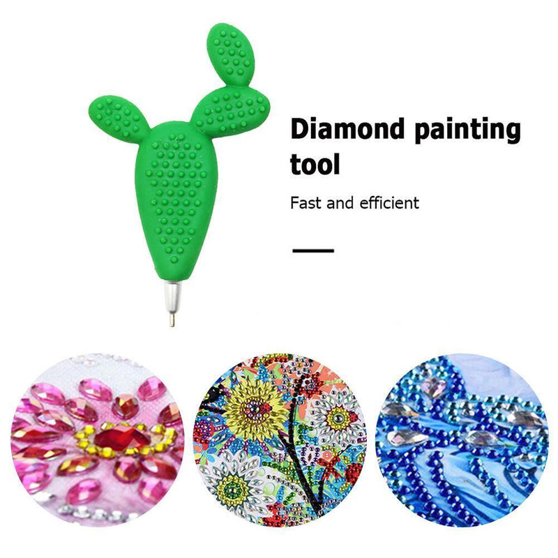 Rhinestones Picker Point Drill Pen Diamond Painting Tool (Light Green A)