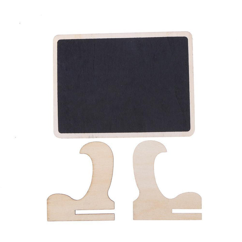 Mini Wooden Chalkboard Stand Message Boards Blackboard for Wedding Party Newly