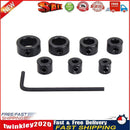 9pcs Depth Stop Collars Ring Positioner Drill Bit Locator for Carpentry Newly