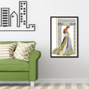 2 Strands Angel Girl Partial Embroidery Stamped Cross Stitch Handmade Home