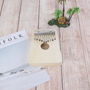 10-Key Thumb Piano DIY Kit Basswood Kalimba Set Musical Instrument for Beginners