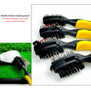 Golf Club Brush Groove Cleaning Brush Two Sided Golf Putter Wedge Ball Cleaner