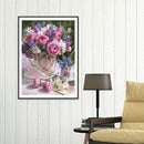 5D DIY Full Drill Diamond Painting Flower Cross Stitch Mosaic Craft Kits Deco