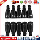 10pcs Plastic Nail Art Soak Off Cap Clip UV Gel Polish Remover Tool (Black)