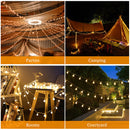 Globe String Lights - USB Powered LED Fairy Lighting for Outdoor Camping Tent