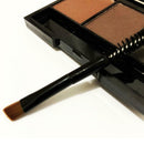 Beauty Makeup Bamboo Handle Eyebrow Brush + Eyebrow Comb Double-Ended E0V2