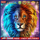 5D Diamond Painting Kit Lion Full Round Drill DIY Rhinestone Picture Home D