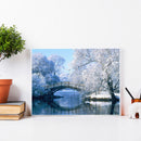 5D Diamond Painting Kit DIY Snow scene Full Round Drill Mosaic Picture Art
